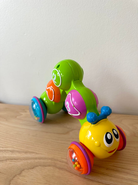 Kidoozie Push + Go Caterpillar Toy