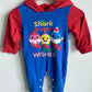 Shark Kisses, Shark Wishes Jumpsuit / 6-9m