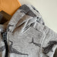 Grey T-Rex Hoodie / 12m