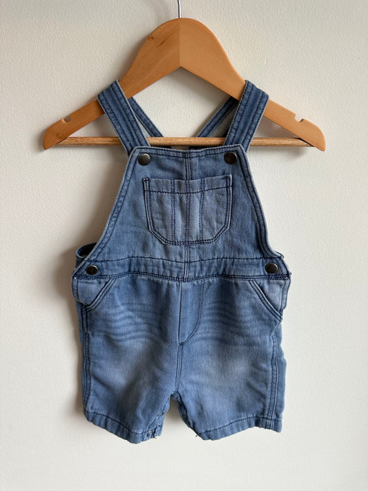 Chambray Overalls / 12-18m