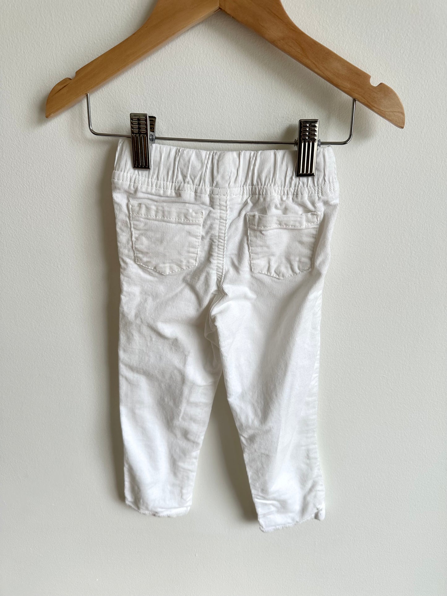 White Corduroy Pants / 2T