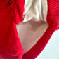 Red Knit Cloak / 3m