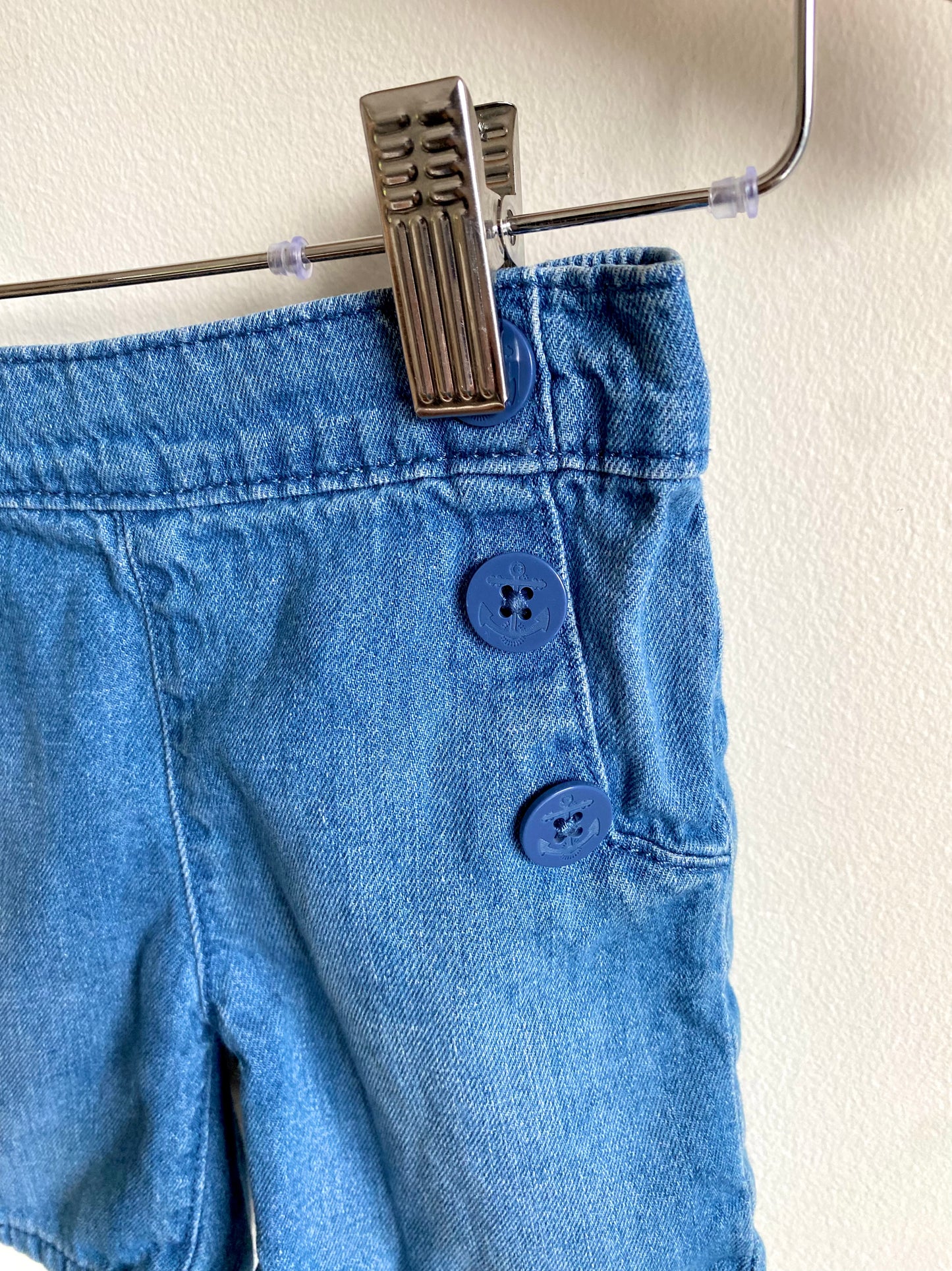 Denim Longish Shorts / 18-24m