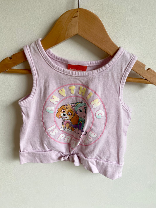 Paw Patrol Knotted Tank / 2T