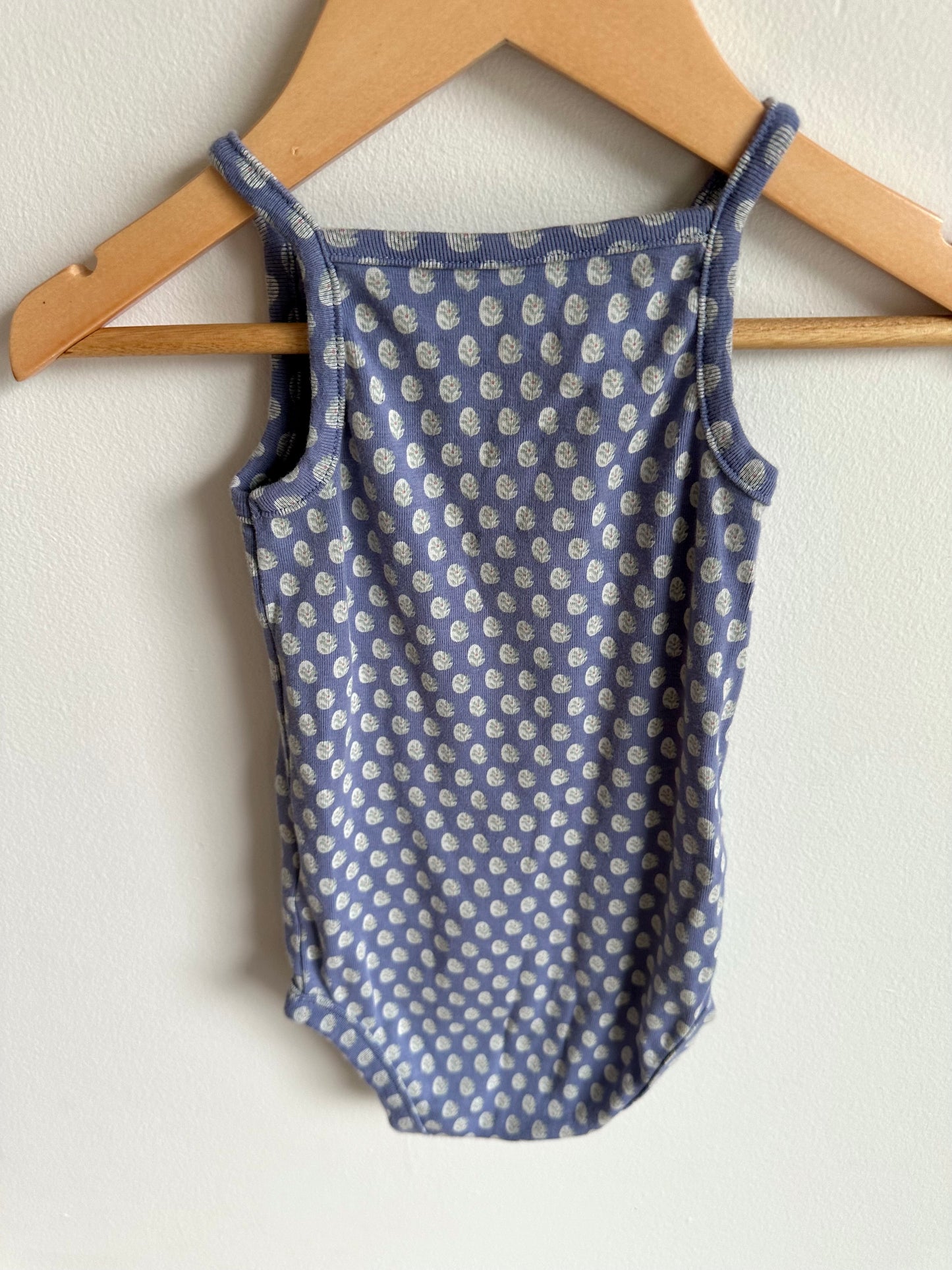 Periwinkle Leaf Bodysuit / 18m