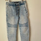 White Wash Distressed Jeans / 10-12 years