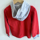 Red + Grey Hoodie / 4T