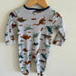 Button Up Dino Sleeper / 6-9m