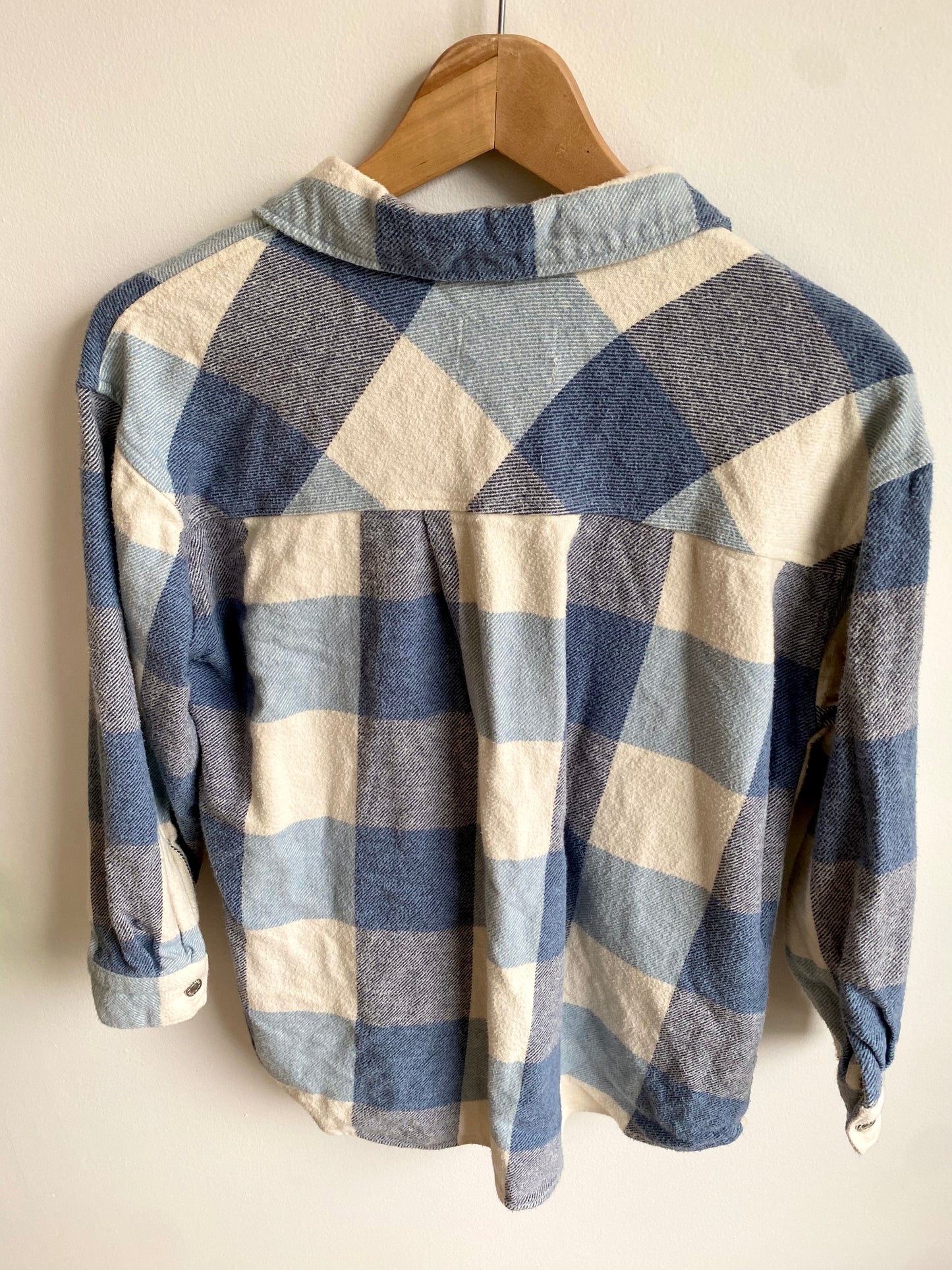 Zara Plaid Light Shacket / 11-12 Years