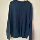 Blue Knit V-Neck Sweater / 10-12 years