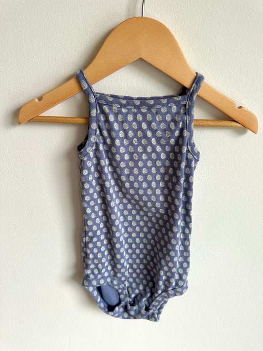 Periwinkle Leaf Bodysuit / 18m