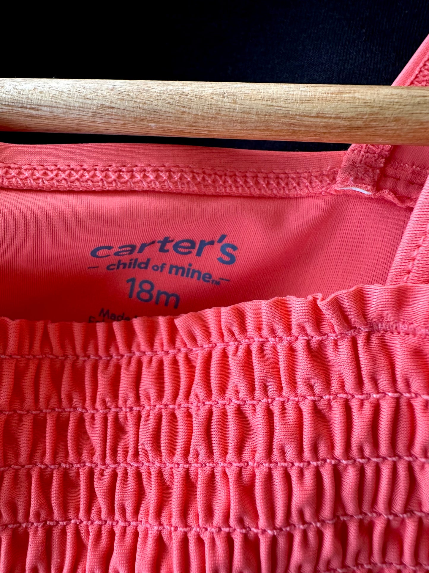 Two Piece Coral Swim Set / 18m