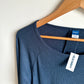 Blue Maternity or Nursing Top (With Tags) / L