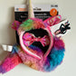 3 Piece Fuzzy Unicorn Kit - White Headband, Bow + Tail