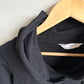 Black Nursing Hoodie with Side Zippers / L