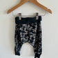 Mini Mioche Black + Grey Design Harem Pants / 12-18m