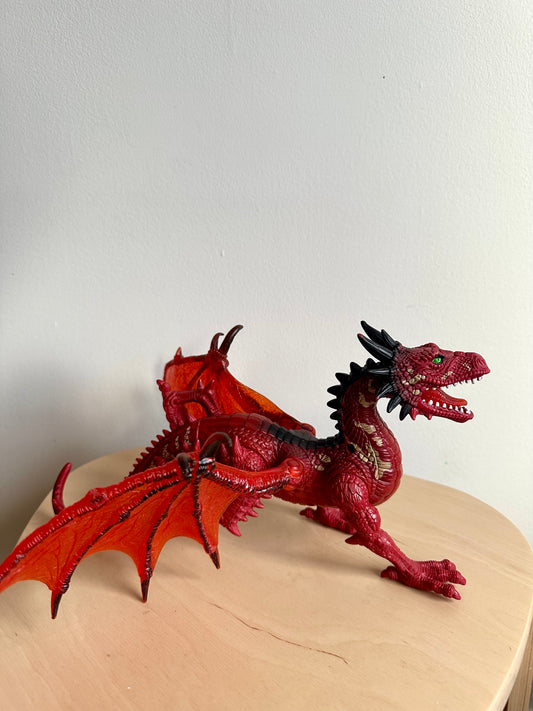 Set of Two Dragon Figurines