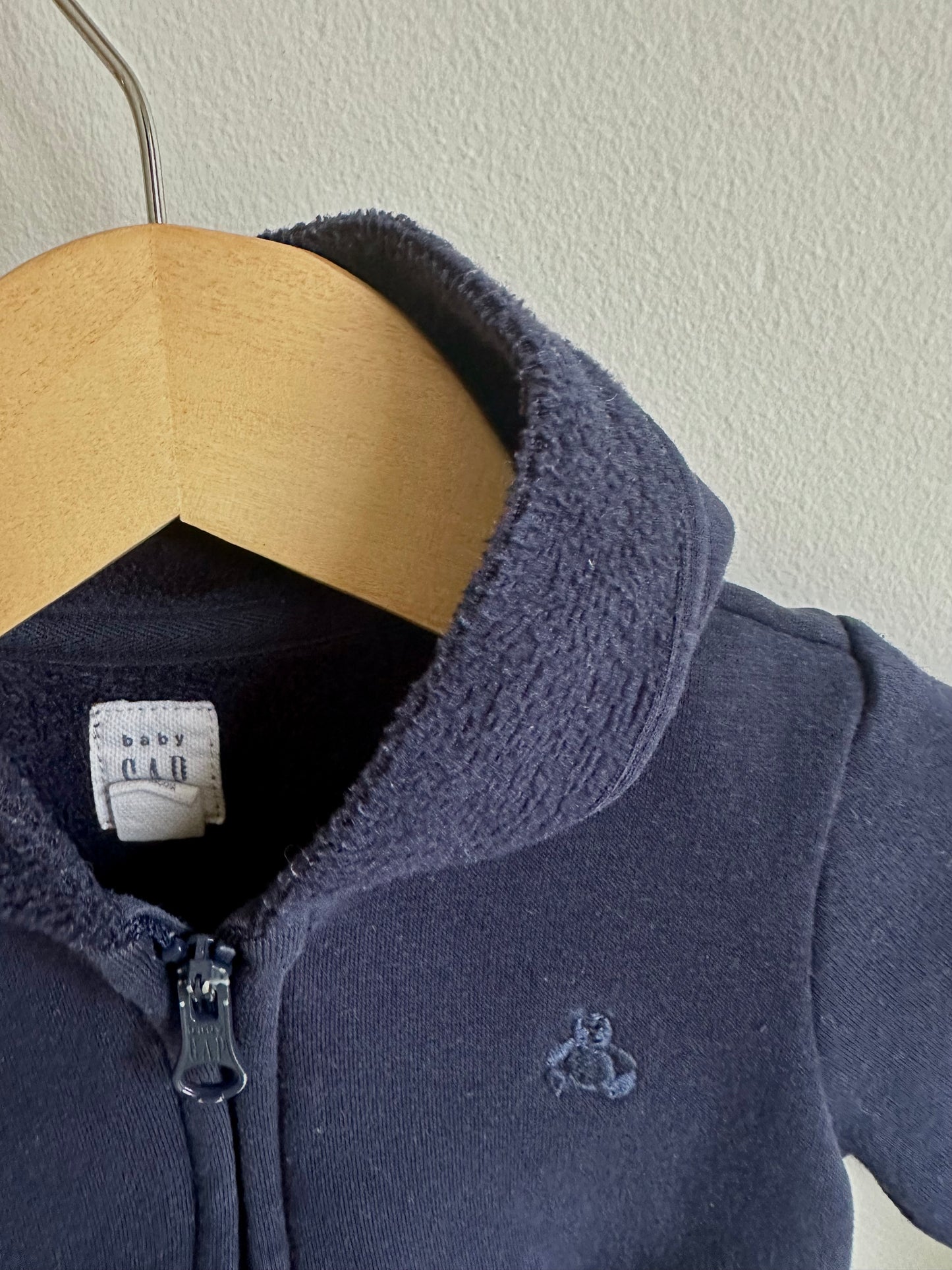 Navy Hoodie Sweater / 3-6m