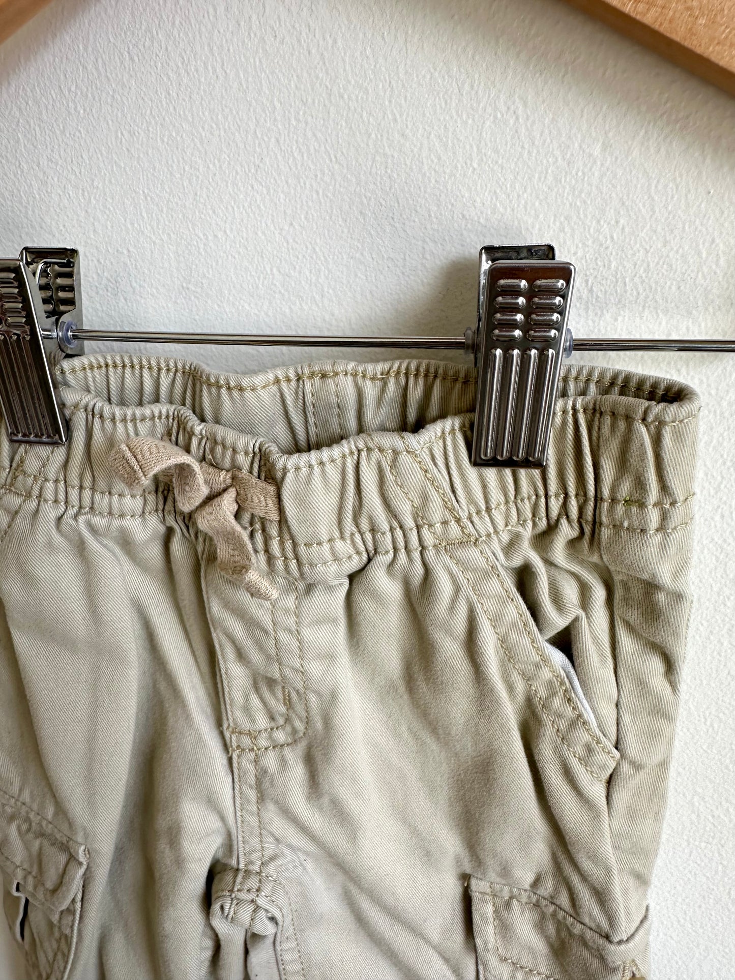 Beige Cargo Pants / 6-12m