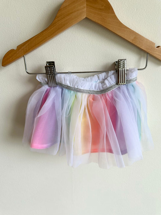 Rainbow Tulle Skirt / 0-3m