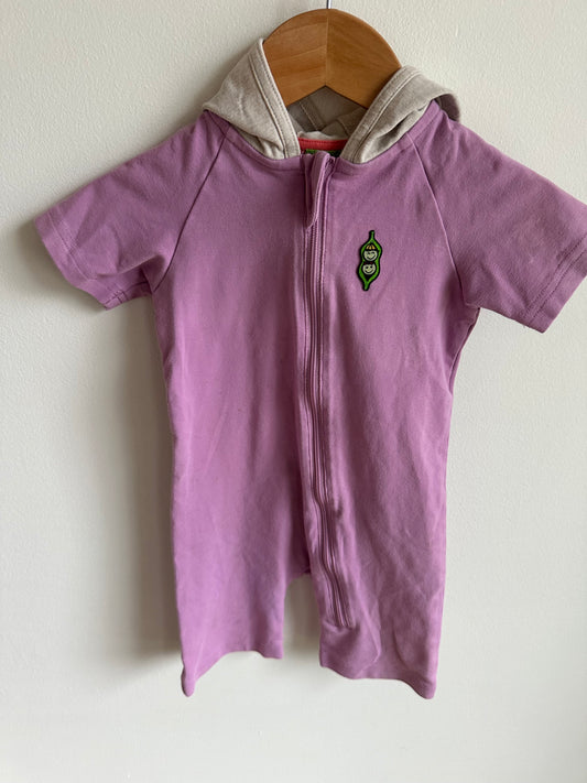 Peekaboo Beans Hooded Romper (PLAY) / 12-18m