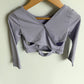 Purple Active Cropped Top / 3T