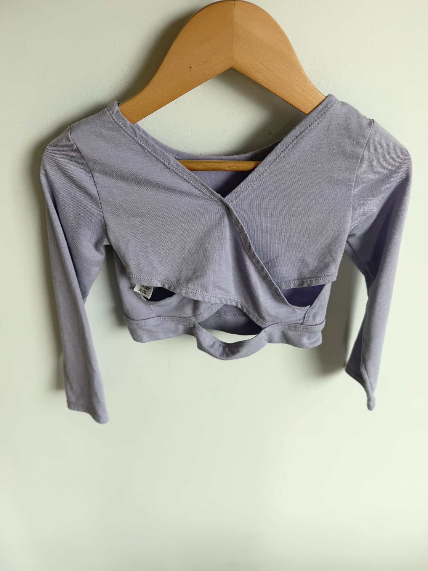 Purple Active Cropped Top / 3T