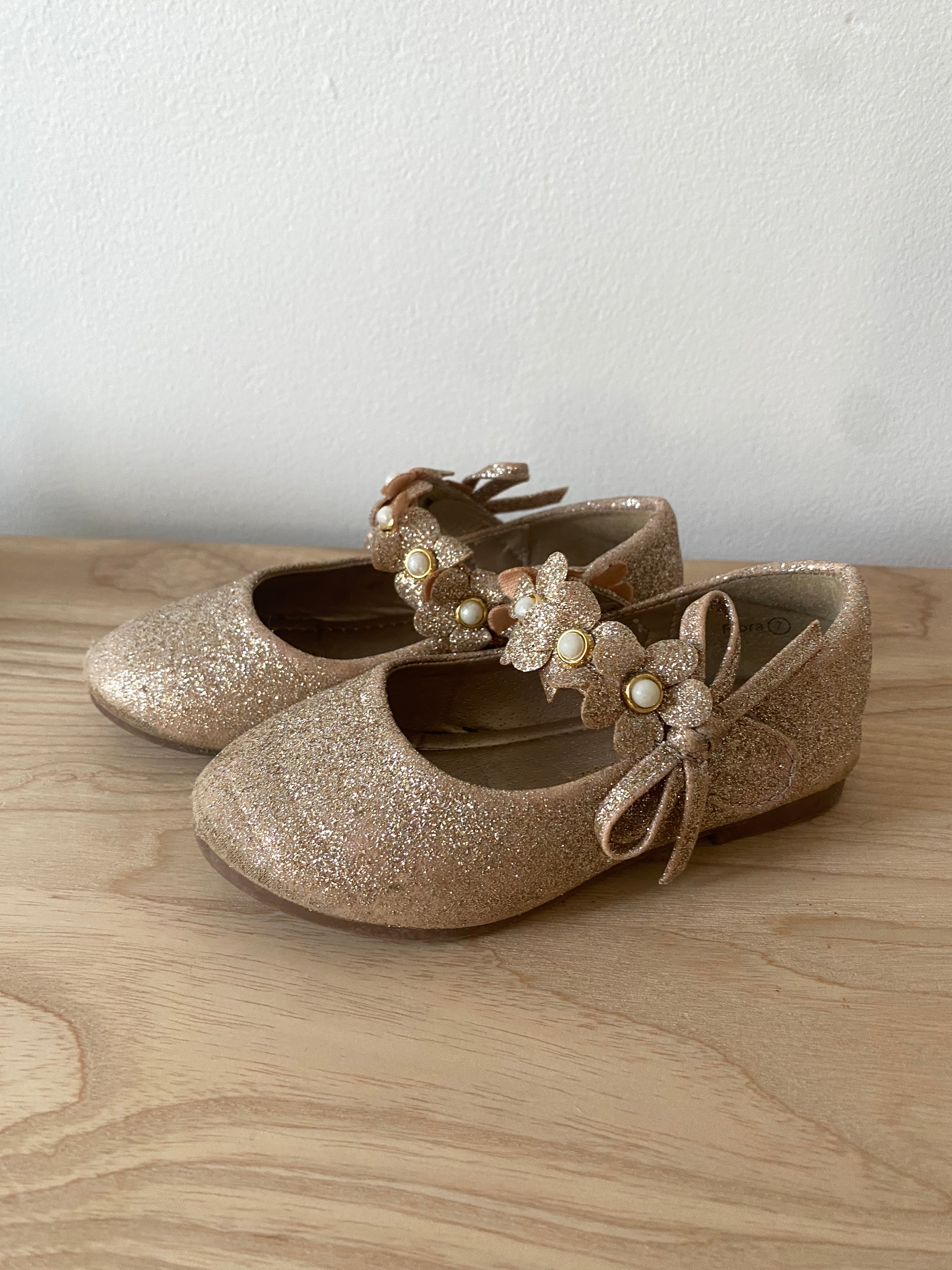 Sparkly sale ballerina shoes