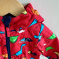 Gusti Fleece Lined Core Red Dino Jacket / 18m