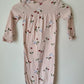 Pink Hummingbird Sleep Gown / 3m