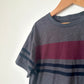 Grey Tee with Black Stripes / 12 years