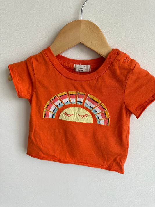 Orange Sun T-Shirt / 6-12m