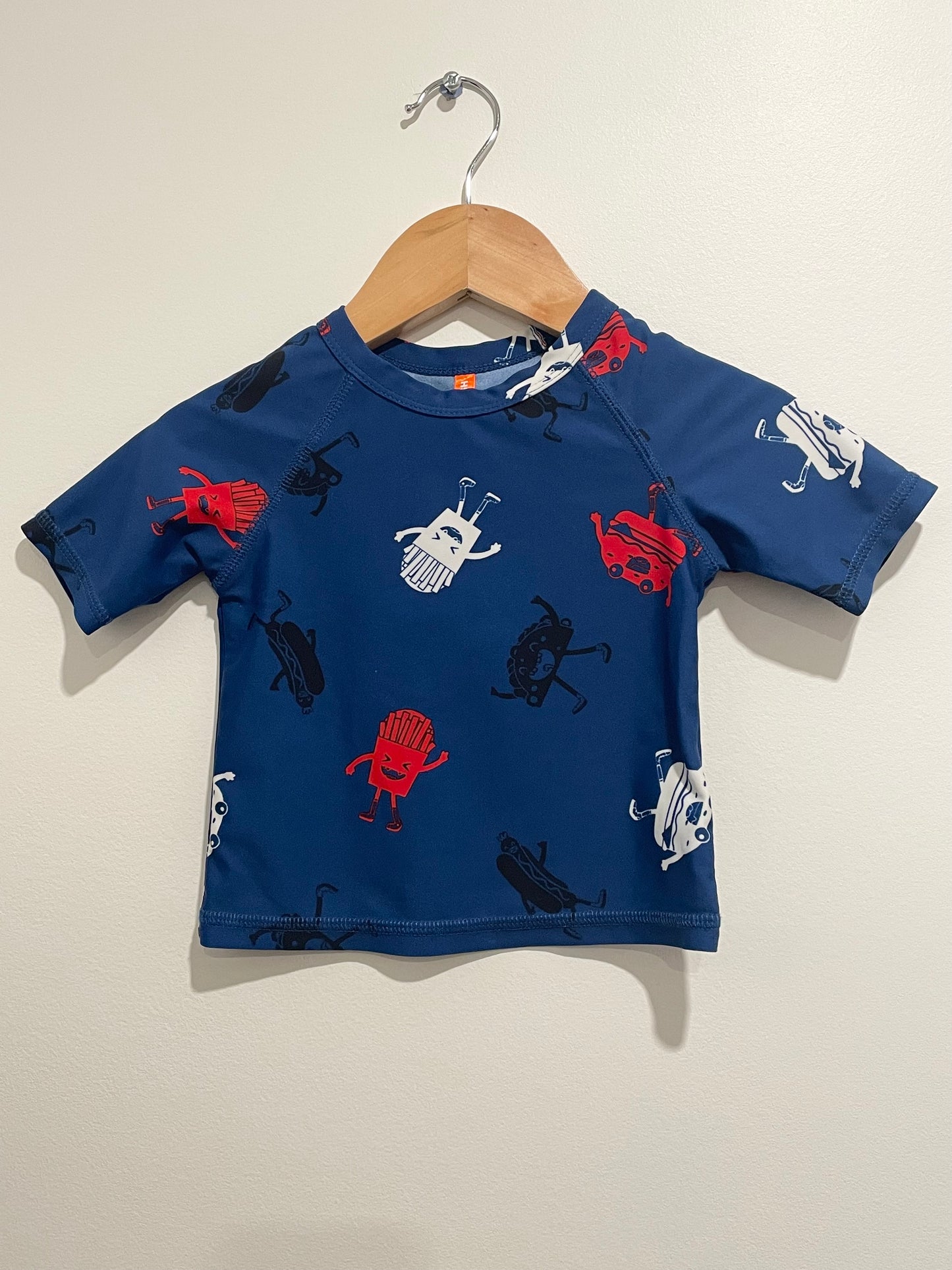 Blue Swim Top / 12-18m