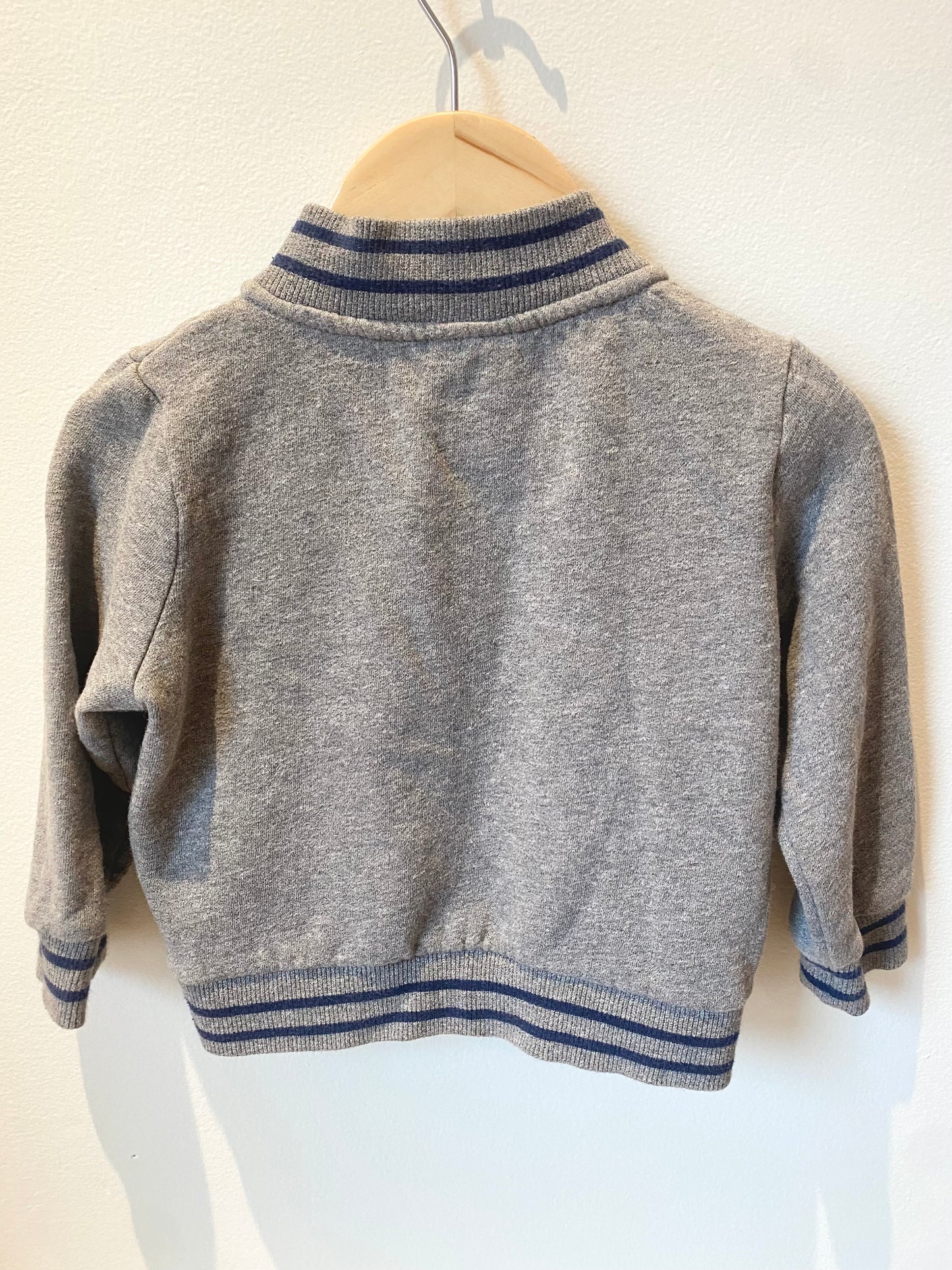 Varsity Grey Sweater / 2T