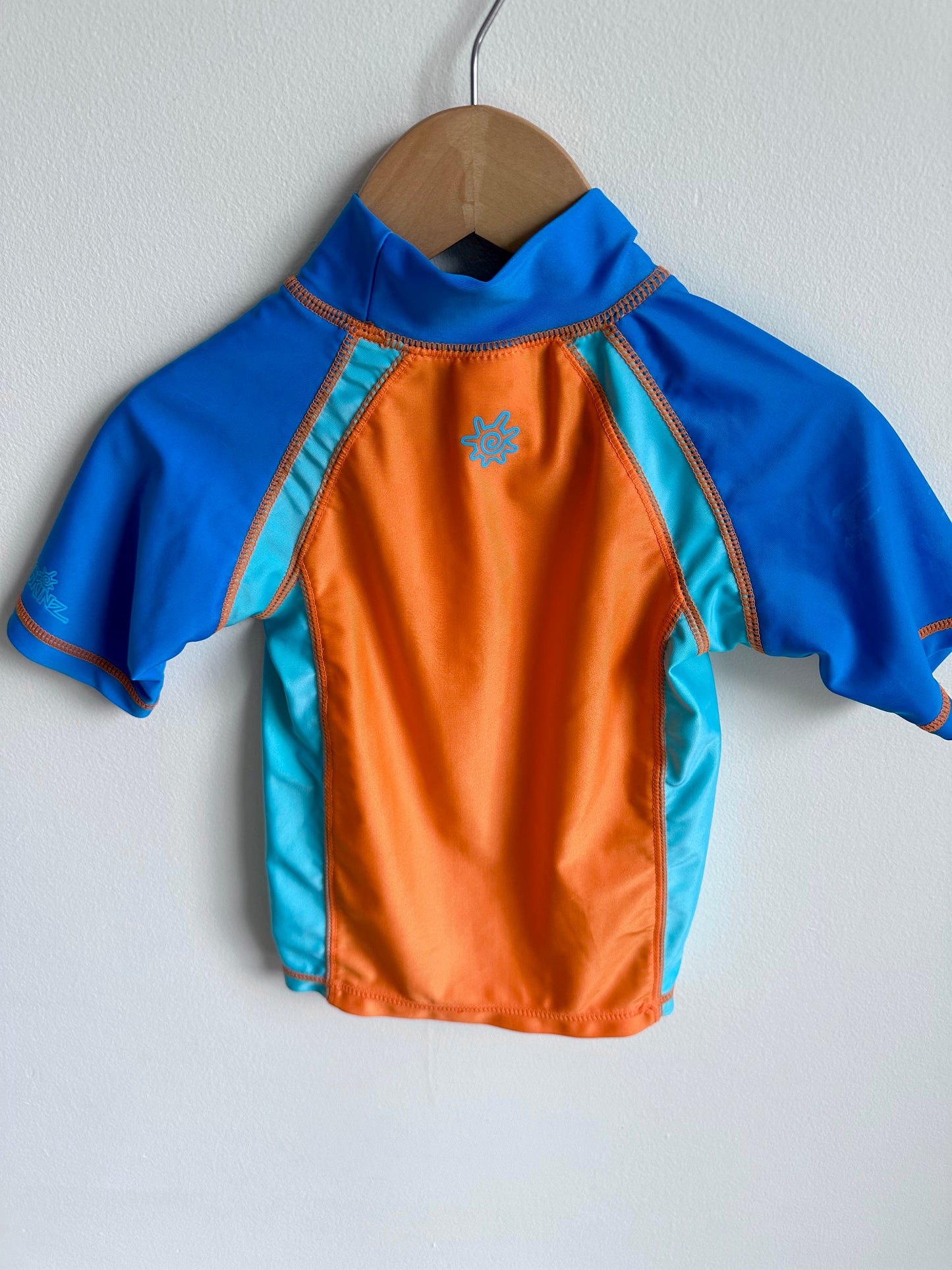 Orange Fish Swim Top / 3T