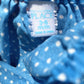 Polka Dot Blue Diaper Cover / 3-6m