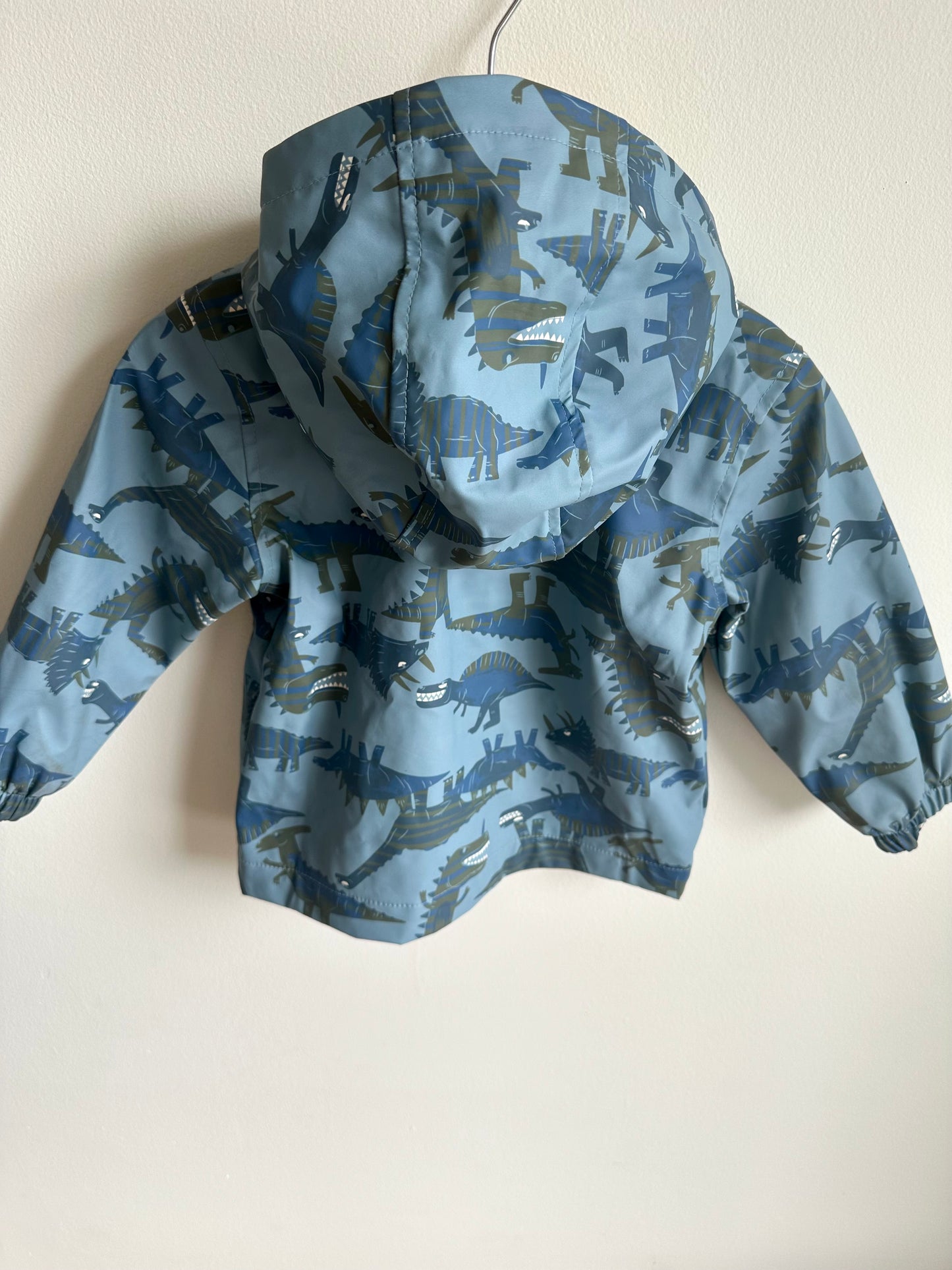 Blue Dinosaur Jacket / 18-24m