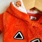 Pumpkin Hooded Jumpsuit / 3-6m