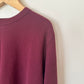 Maroon Waffle Long Sleeve / 10-12 years