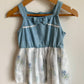 Chambray Pineapple Tulle Dress / 2T