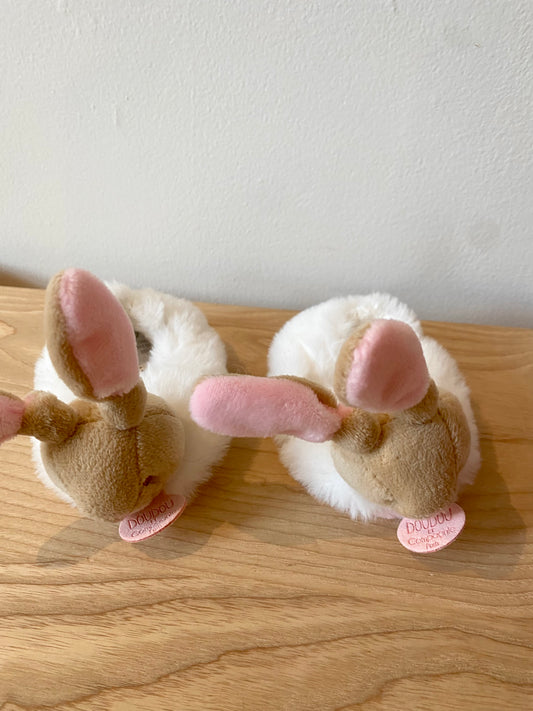 Bunny Rattle  Slippers / 3-9m?
