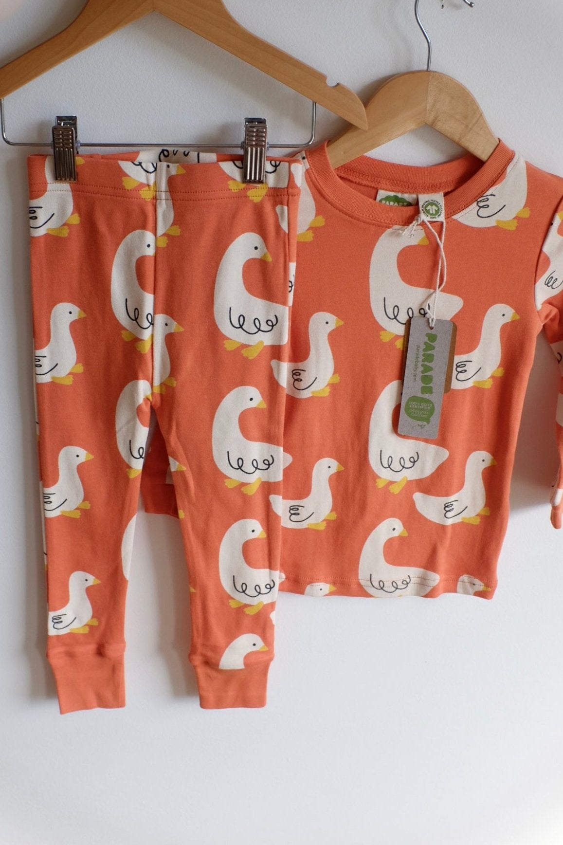 NEW Parade Goose PJ Top + Bottoms Set / 2T