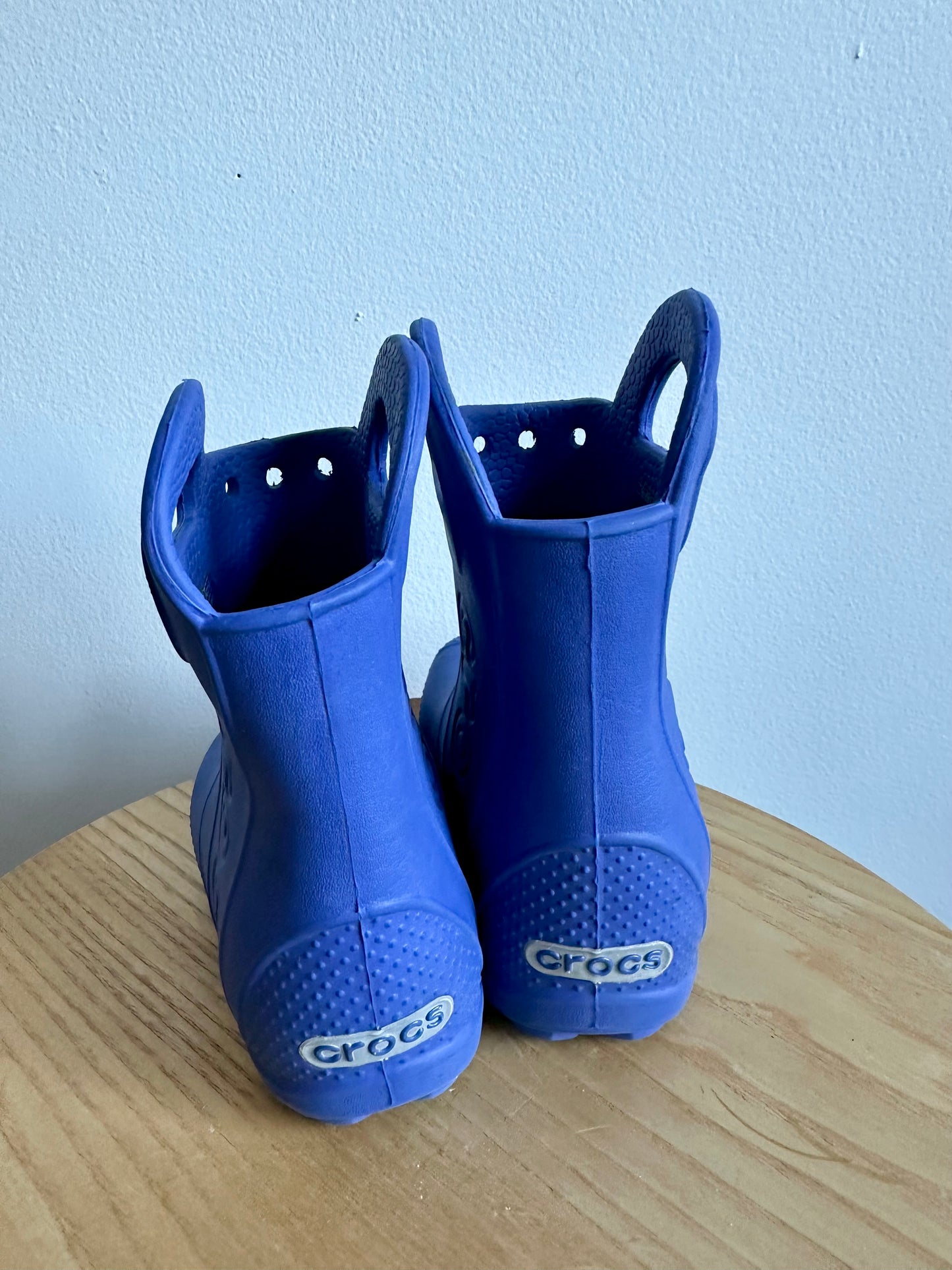 Crocs Blue Boots / Size 6 Toddler