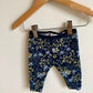 Zara Blue Floral Leggings / 3-6m