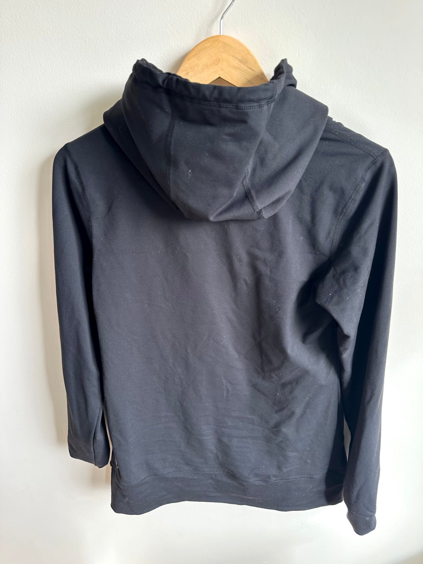 Black Nursing Hoodie with Side Zippers / L