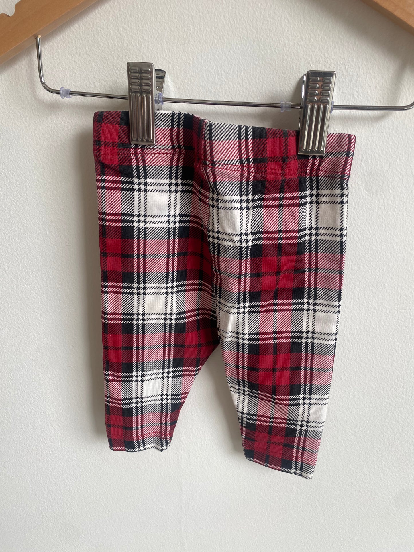 Tartan Plaid Leggings  / 0-3m