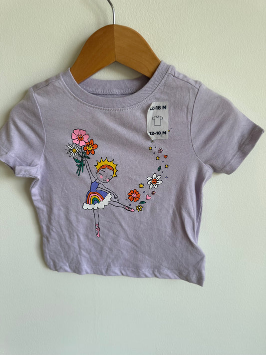 Dancer Flower T-Shirt (With Tags)/ 12-18m