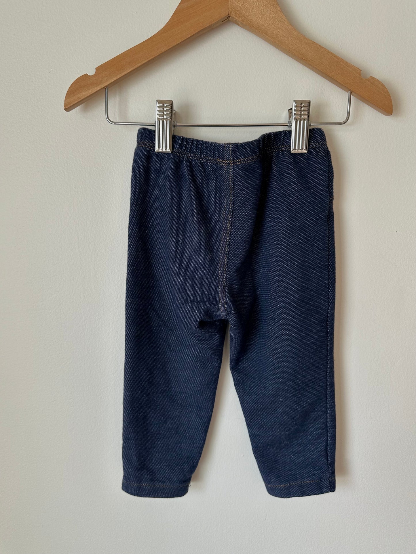 Blue Jeggings / 6-12m