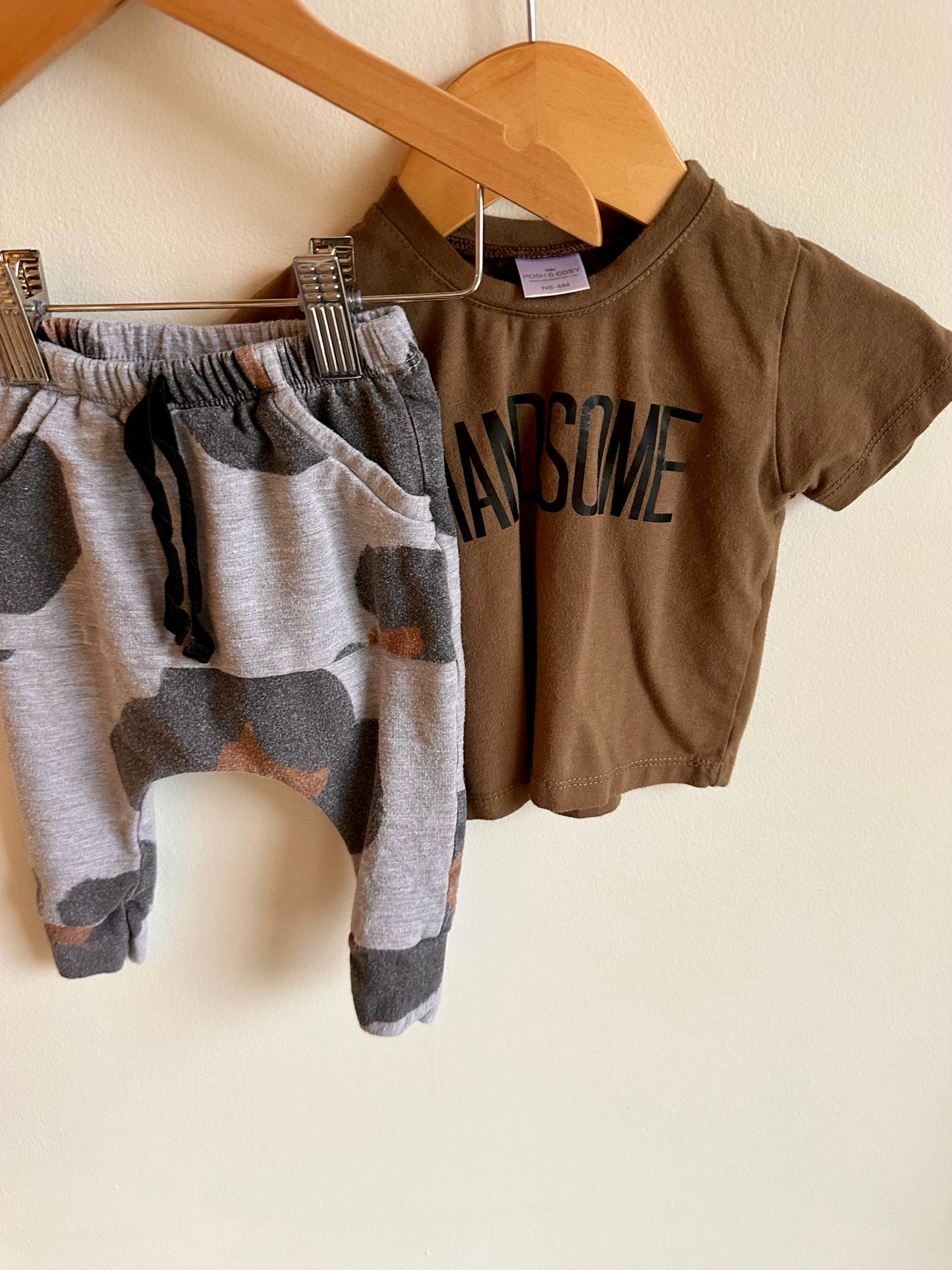 Posh & Cozy Handsome Tee + Pants Set (PLAY)/ 0-6m