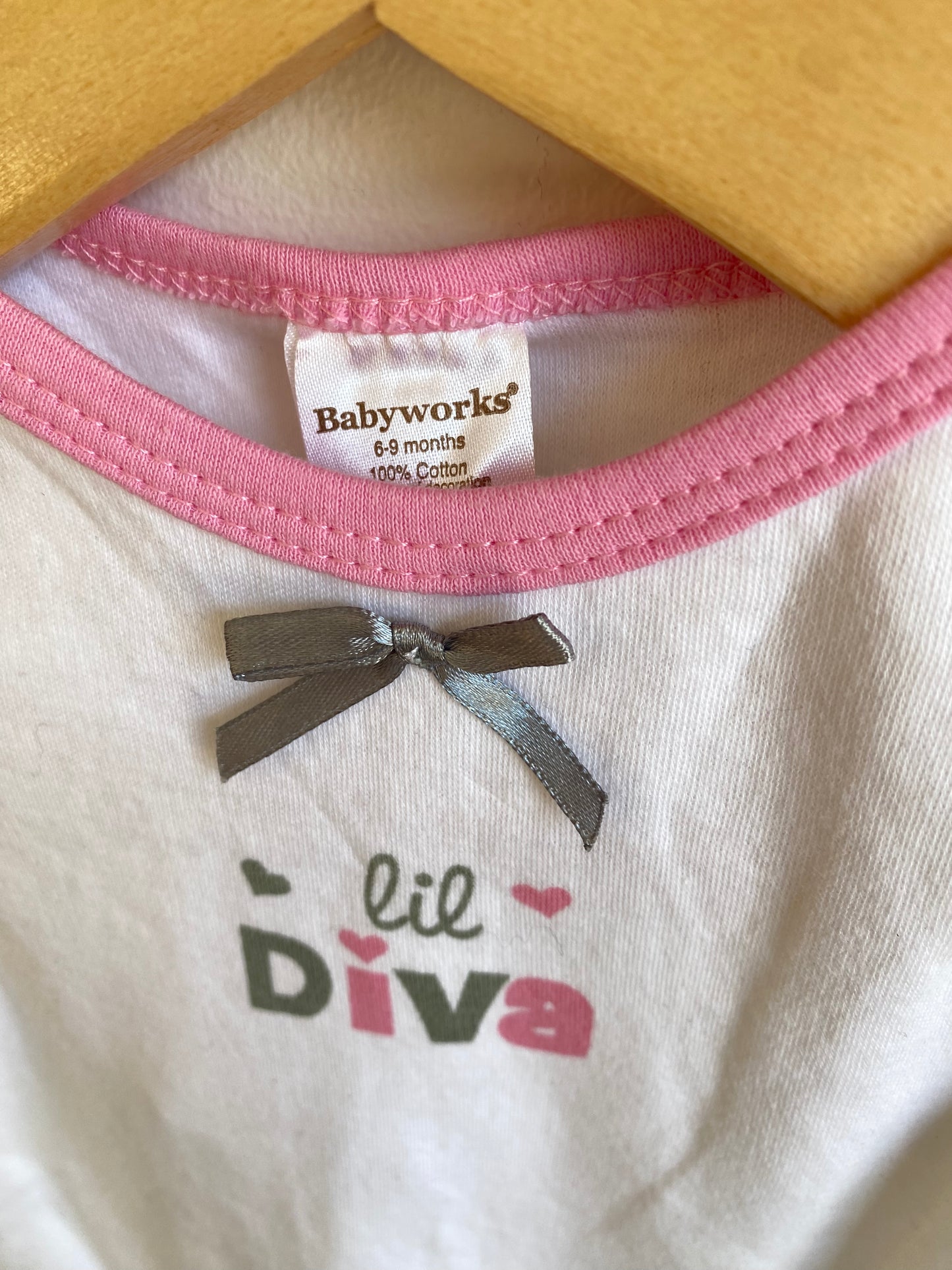 Lil Diva Bodysuit / 6-9m